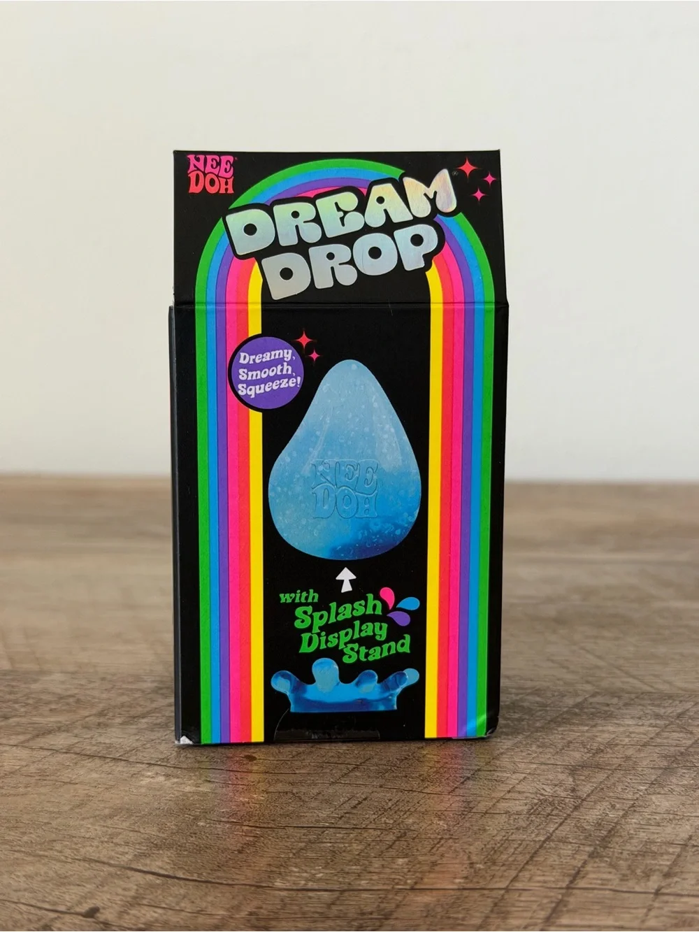 NWT Authentic NeeDoh Dream Drop - pink glitter Viral Squishy Fidget Toy